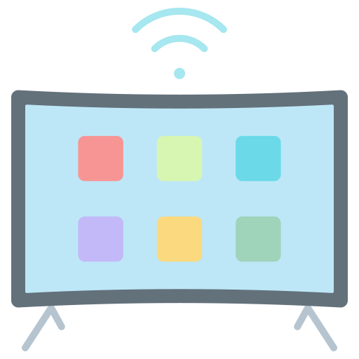 smart tv Generic color fill icona