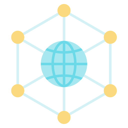 Network connection Generic color fill icon
