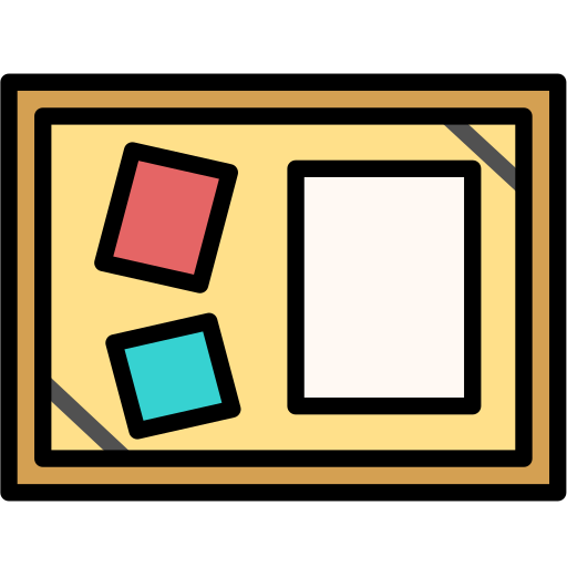 tableau d'affichage Generic color lineal-color Icône