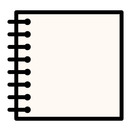 cuaderno Generic color lineal-color icono