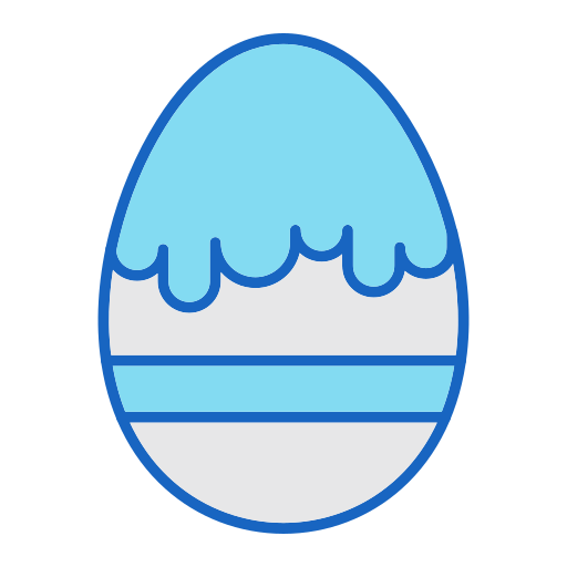 초콜릿 달걀 Generic color lineal-color icon