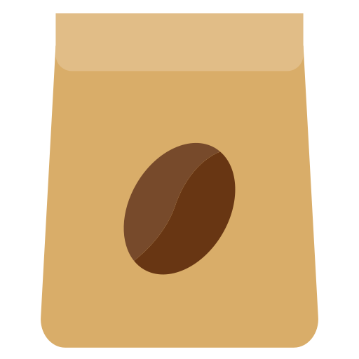 torba na kawę Generic color fill ikona