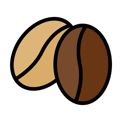 Кофейное зерно Generic color lineal-color иконка