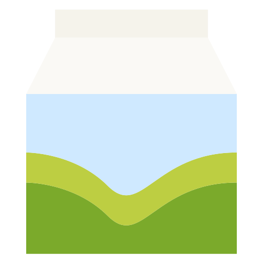 Молоко Generic color fill иконка