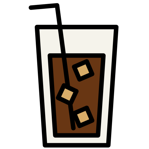 Ледяной кофе Generic color lineal-color иконка