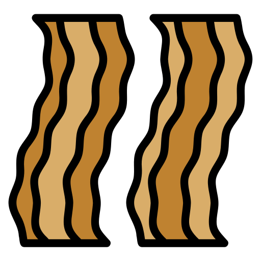 Bacon Generic color lineal-color icon