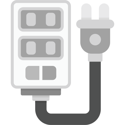 Power strip Generic color fill icon