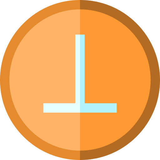 Perpendicular Basic Straight Flat icon