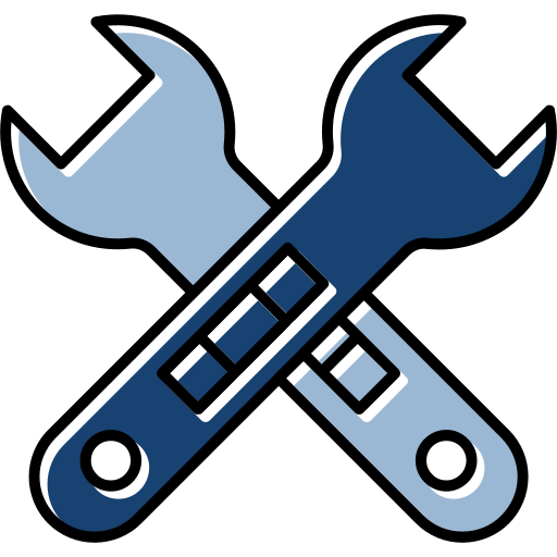 Cross Wrench Generic color lineal-color icon