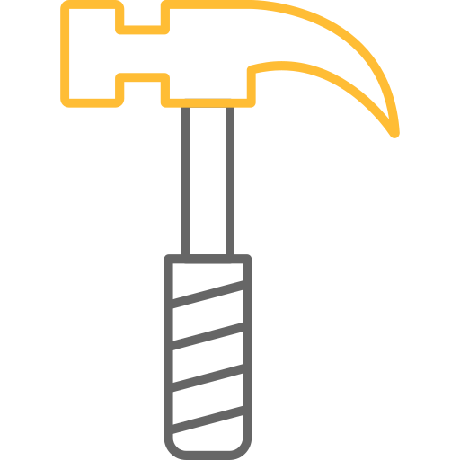 hammer Generic black outline icon
