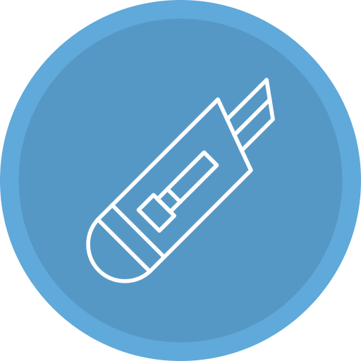 Cutter knife Generic color fill icon