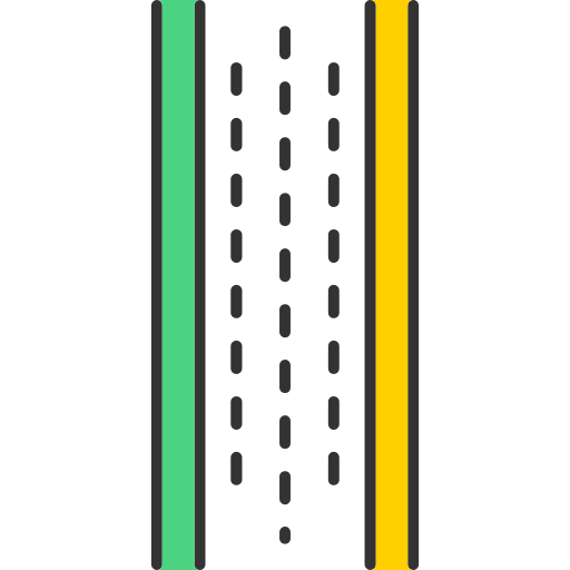droga Generic color lineal-color ikona