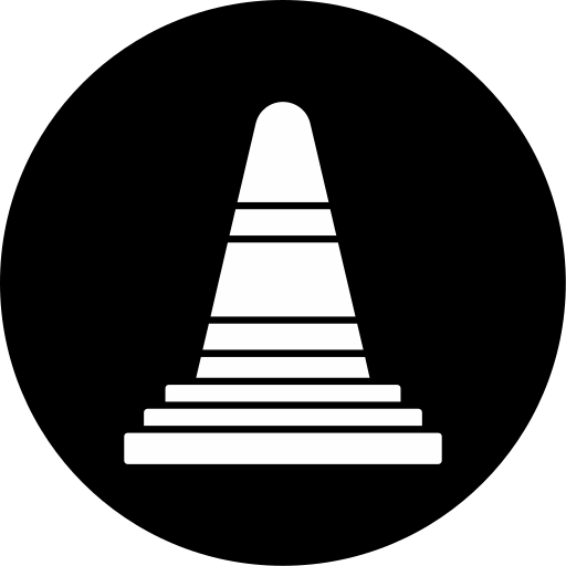 トラフィックコーン Generic black fill icon