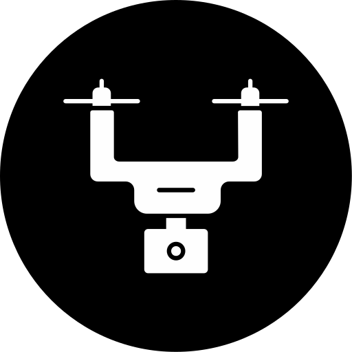 camera-drone Generic black fill icoon