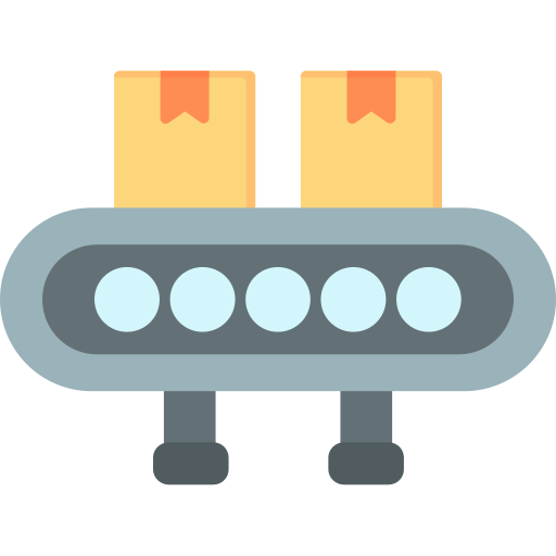 Conveyor belt Generic color fill icon