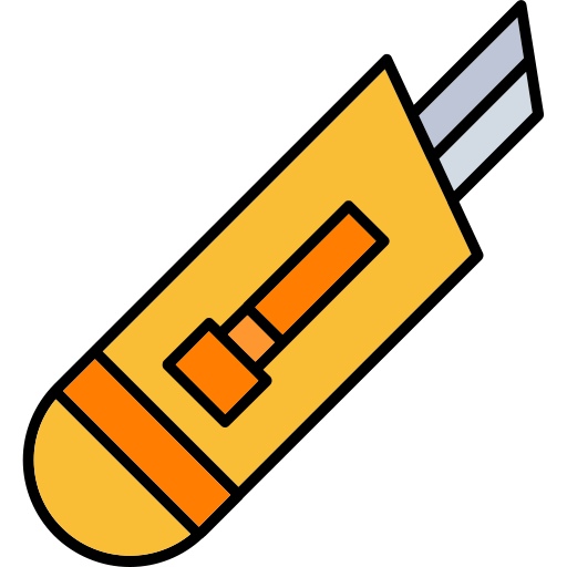 Режущий нож Generic color lineal-color иконка