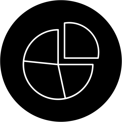diagramme circulaire Generic black fill Icône