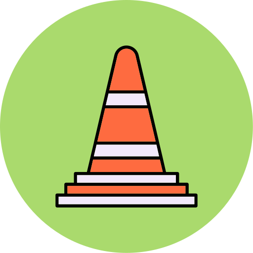 cono de tráfico Generic color lineal-color icono