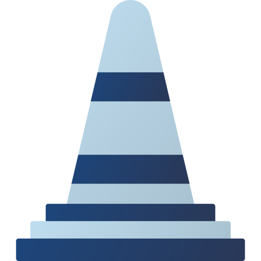 cône de signalisation Generic color fill Icône