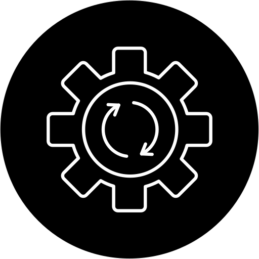 Cogwheel Generic black fill icon