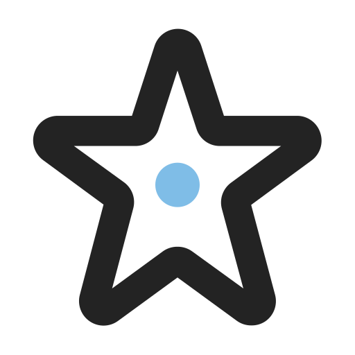 estrela Generic color outline Ícone