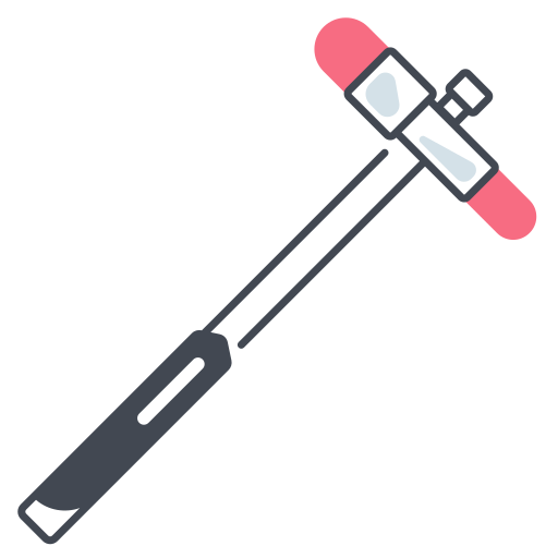Reflex Hammer Generic color lineal-color icon