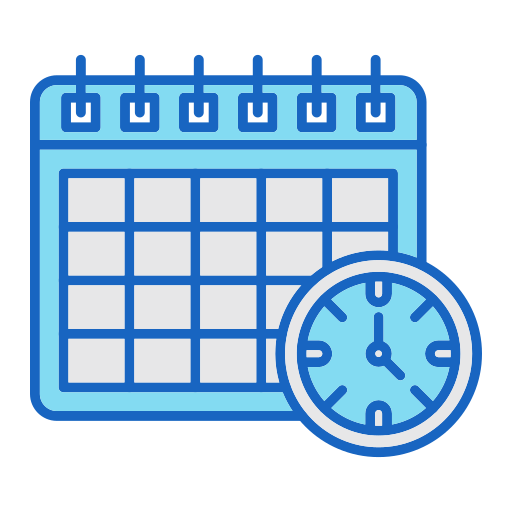 Schedule Generic color lineal-color icon