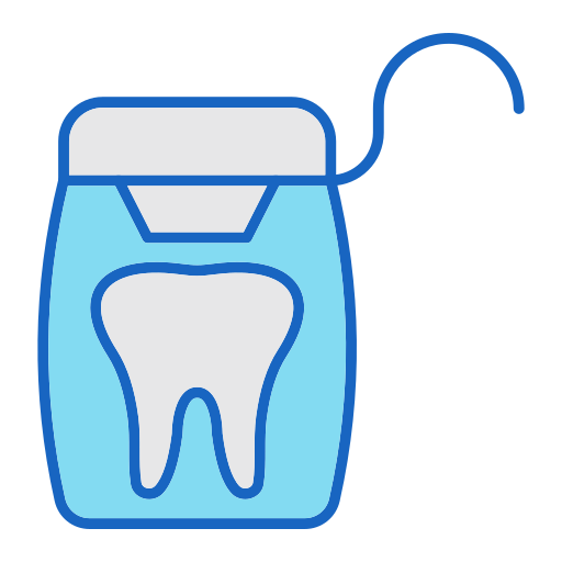 Dental floss Generic color lineal-color icon