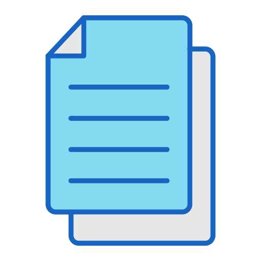 Document Generic color lineal-color icon