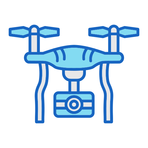 Camera drone Generic color lineal-color icon