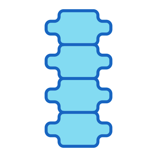 columna vertebral Generic color lineal-color icono