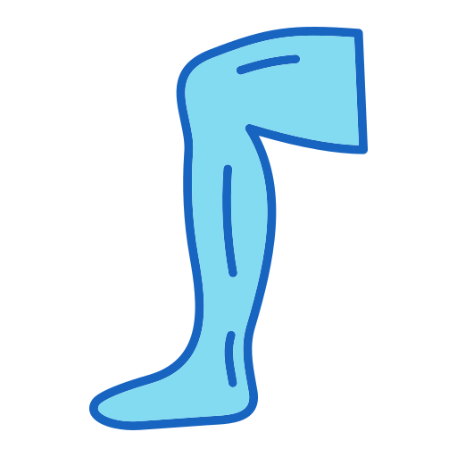 Нога Generic color lineal-color иконка
