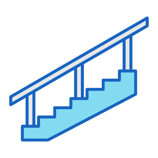 Stair Generic color lineal-color icon