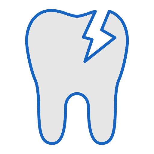 próchnica zębów Generic color lineal-color ikona