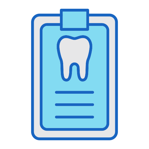 Historial dental Generic color lineal-color icono