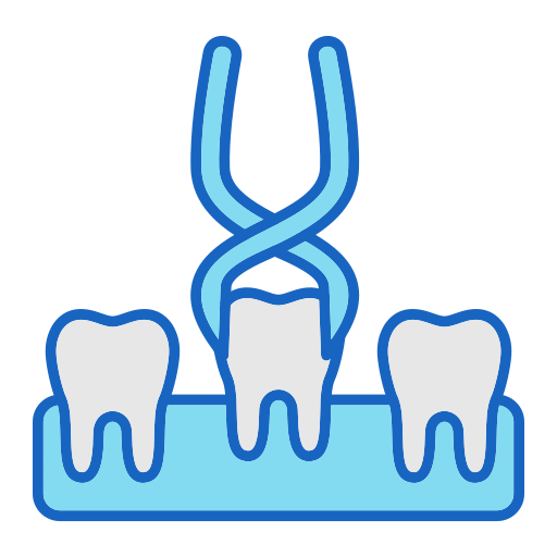 estrazione di un dente Generic color lineal-color icona