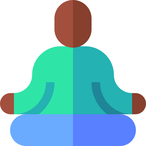 meditation Basic Straight Flat icon
