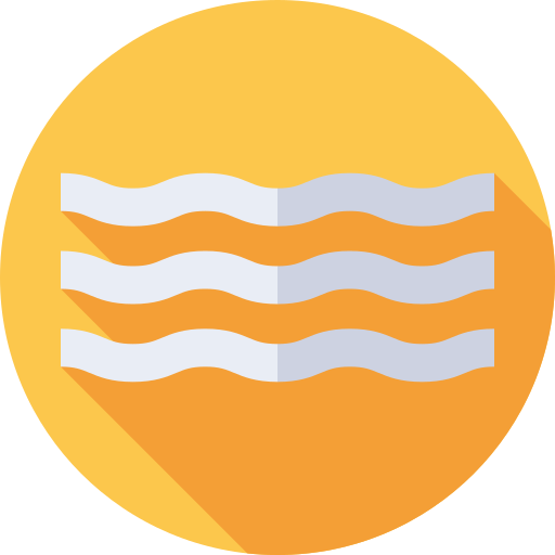Fog Flat Circular Flat icon
