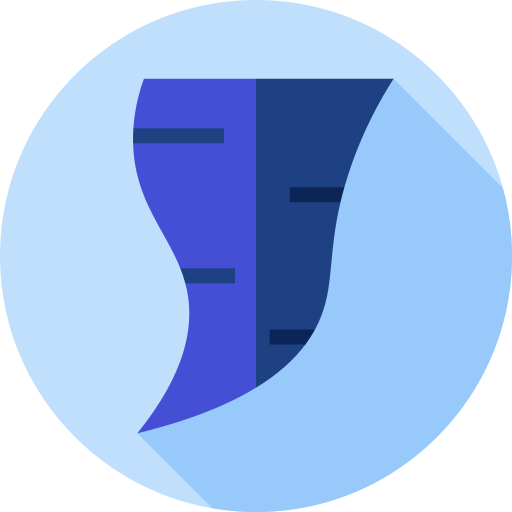 Hurricane Flat Circular Flat icon