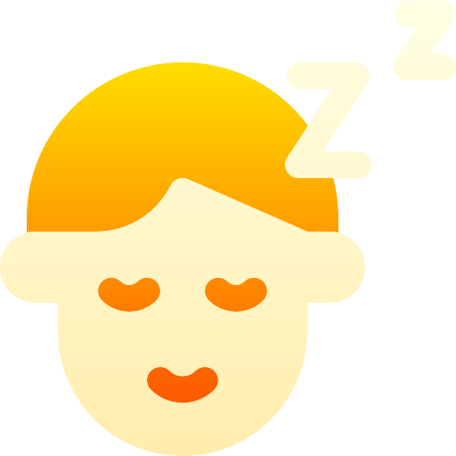 寝る Basic Gradient Gradient icon