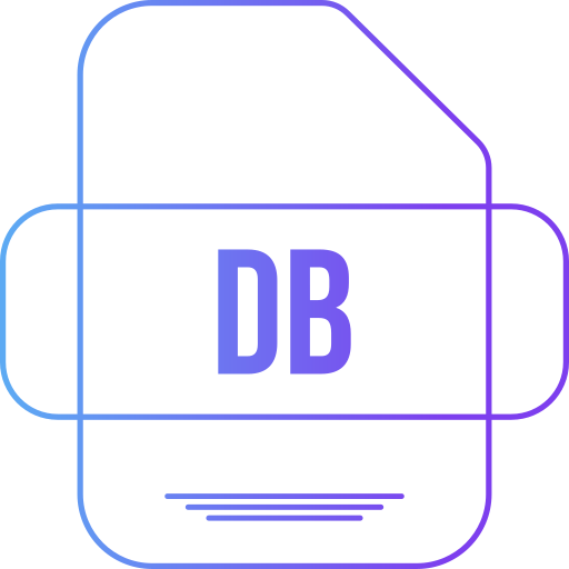 db Generic gradient outline icona