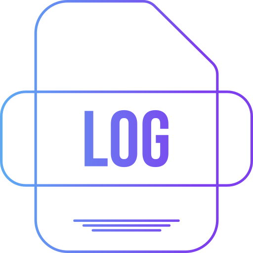 ログ Generic gradient outline icon