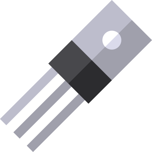 mosfet Basic Straight Flat icoon