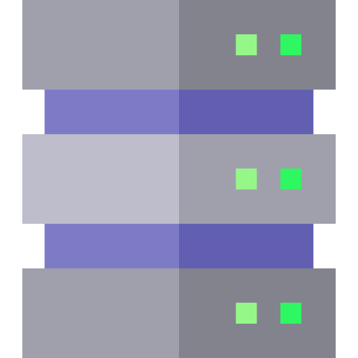 data Basic Straight Flat icono