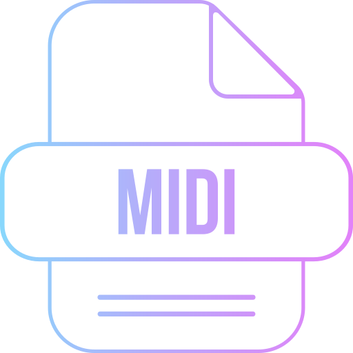 midi Generic gradient outline icono