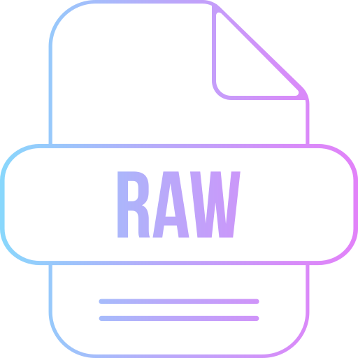raw-datei Generic gradient outline icon