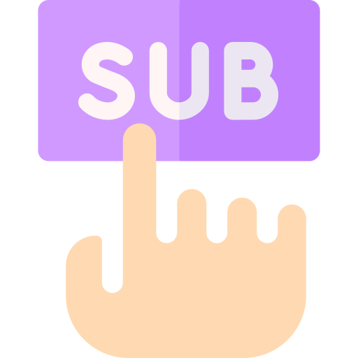 Sub Basic Rounded Flat icon