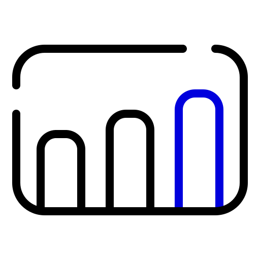 Гистограмма Generic color outline иконка
