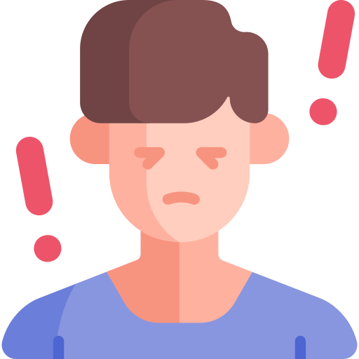 Anxiety Special Flat icon