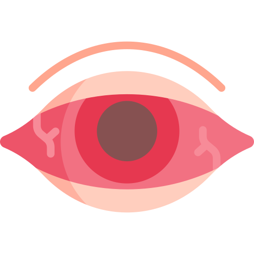 ojo rojo Special Flat icono